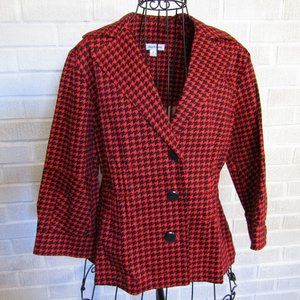 Joan Rivers hounds tooth Jacket. M